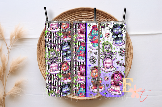 Beetle Bears 20oz Tumbler Sublimation Wrap