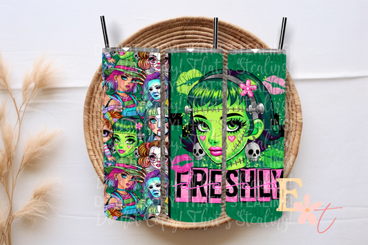 Horror Girlie Franklin 20oz Tumbler Sublimation Wrap