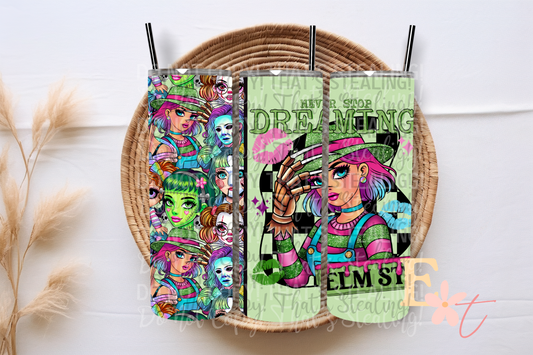 Horror Girlie Fred 20oz Tumbler Sublimation Wrap