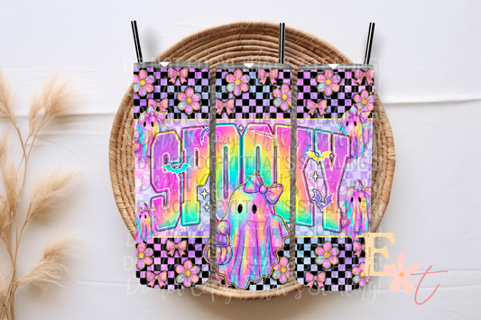 Spooky 20oz Tumbler Sublimation Wrap