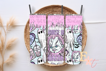 House of Horrors Chuck 20oz Tumbler Sublimation Wrap