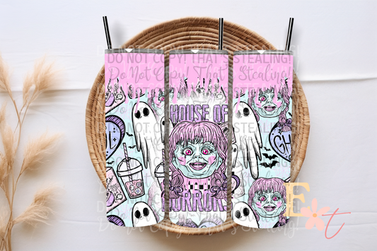 House of Horrors Anna 20oz Tumbler Sublimation Wrap