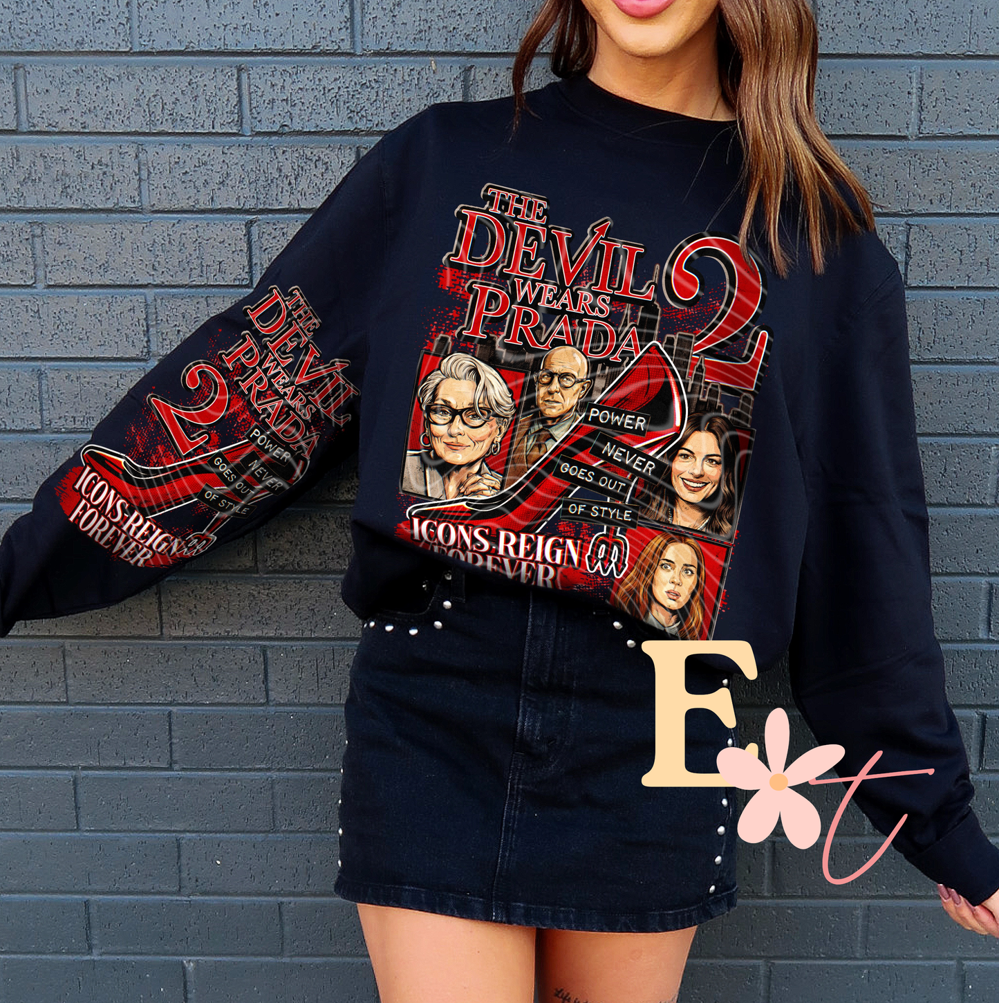 Devil Wears Ready to Press DTF Transfer