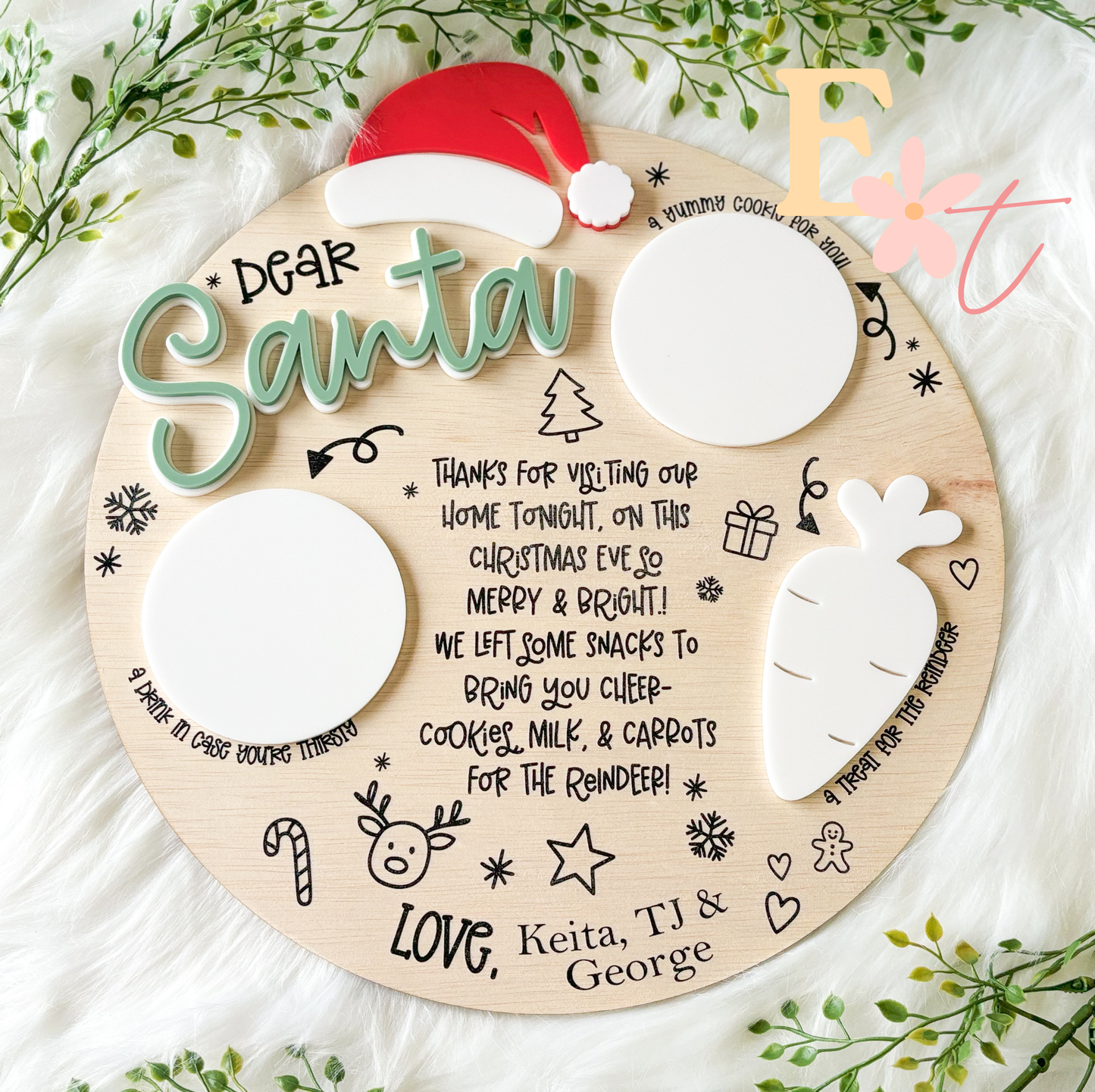 Santa Treat Tray