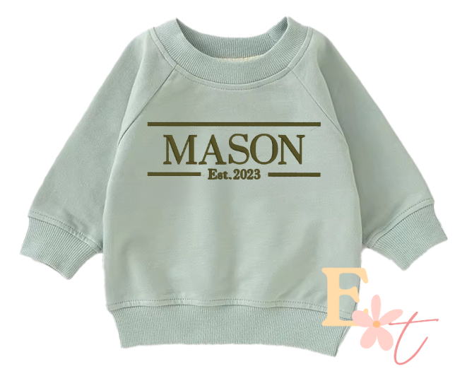 Personalised Name Kids Jumper