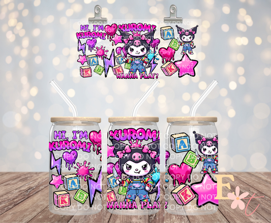 Wanna Play 16oz UV DTF Wrap