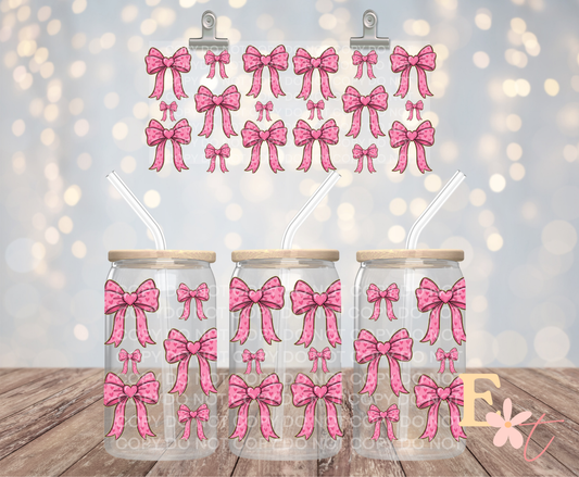 Bows 16oz UV DTF Wrap