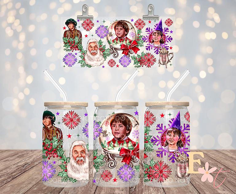 Magical Santa 16oz UV DTF Wrap