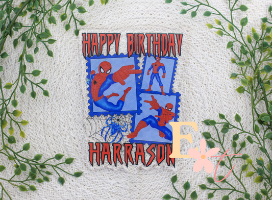 Spider Hero UV Printed Cake Topper