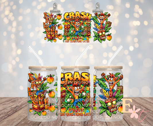 Crash 16oz UV DTF Wrap