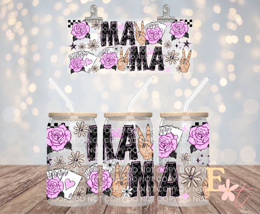 Peace Mama 16oz UV DTF Wrap