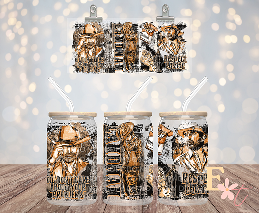 Respect The Rig 16oz UV DTF Wrap