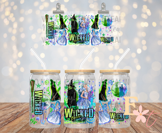 Witch & Princess 16oz UV DTF Wrap