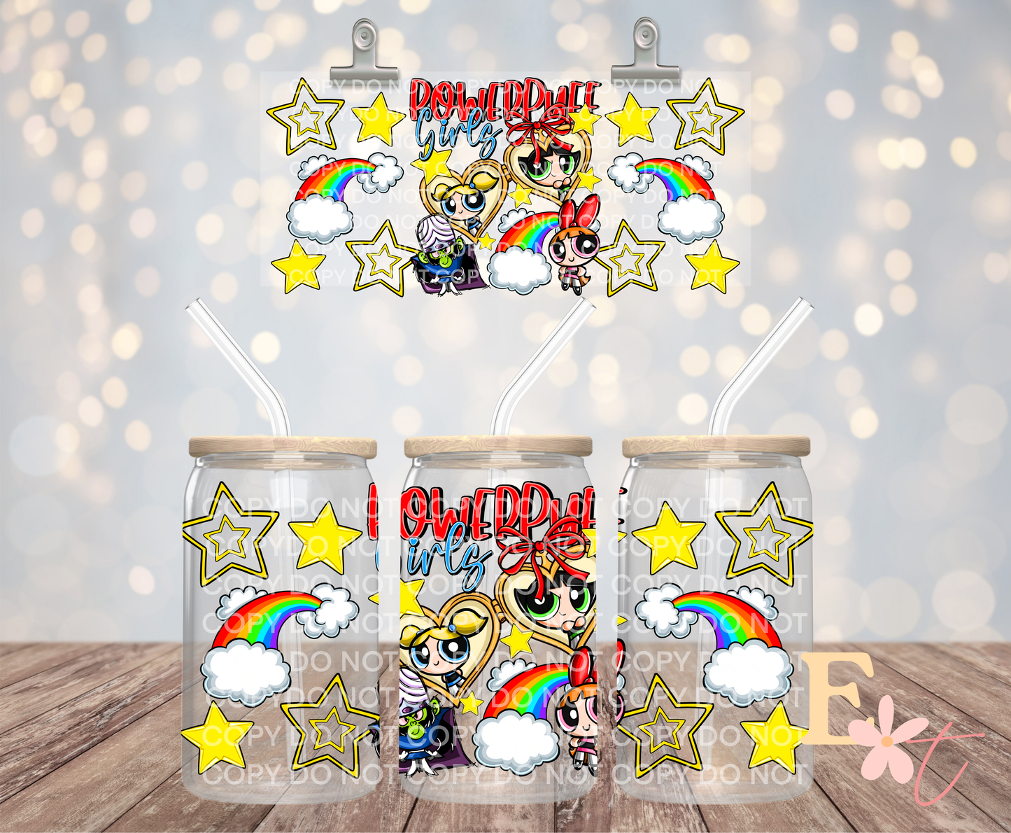 Power Girls 16oz UV DTF Wrap
