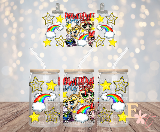 Power Girls 16oz UV DTF Wrap