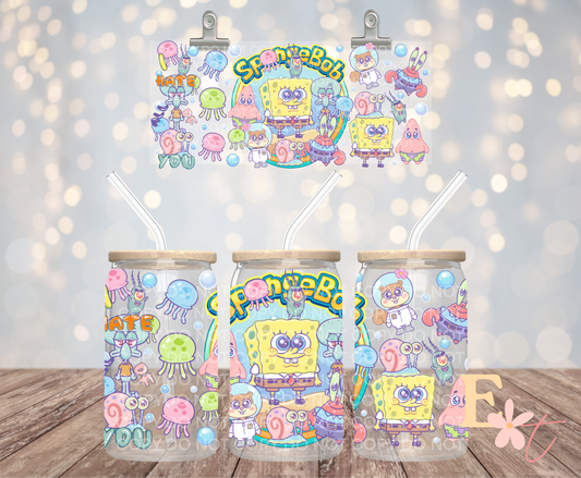 Anime Sponge 16oz UV DTF Wrap