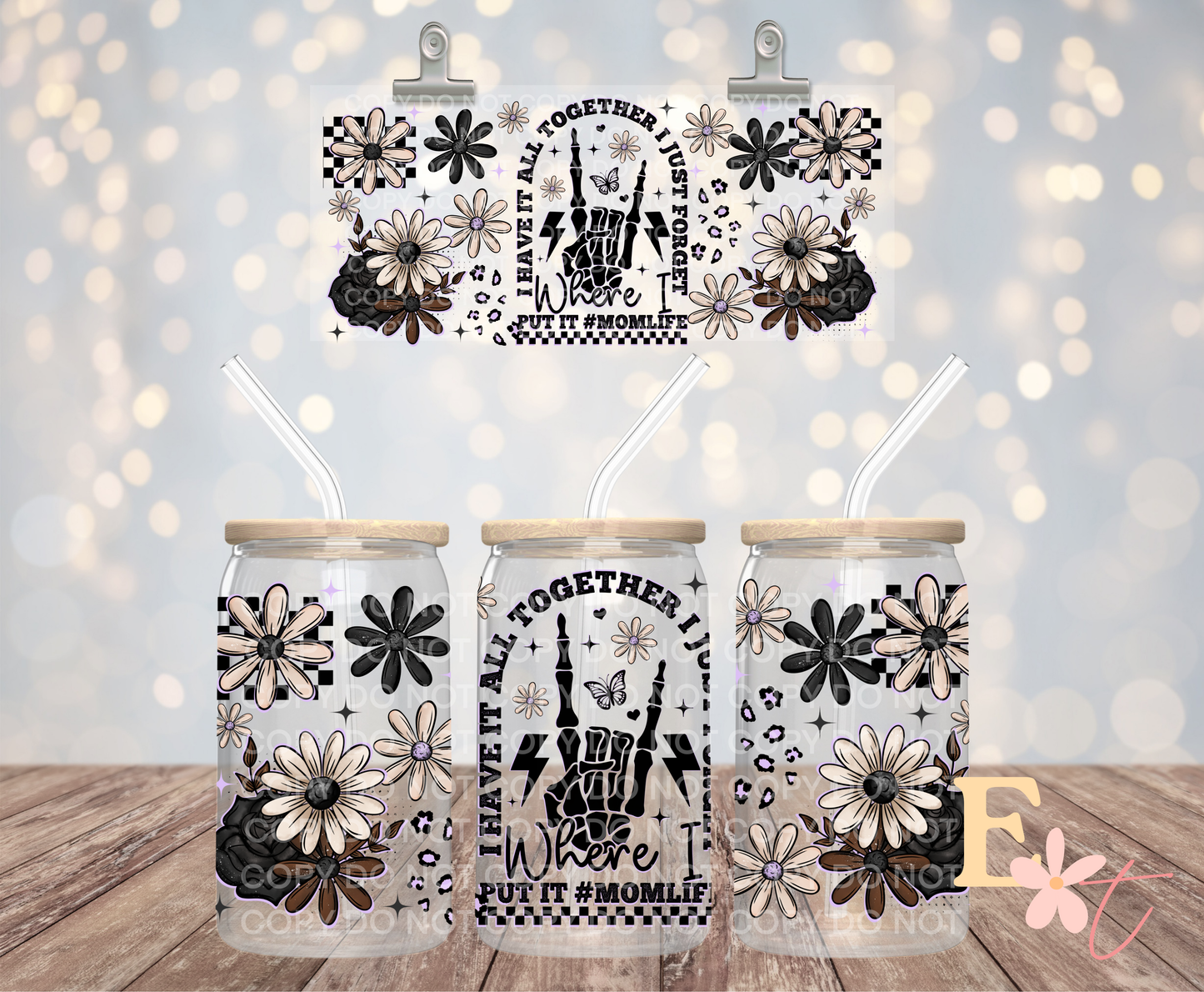 All Together 16oz UV DTF Wrap