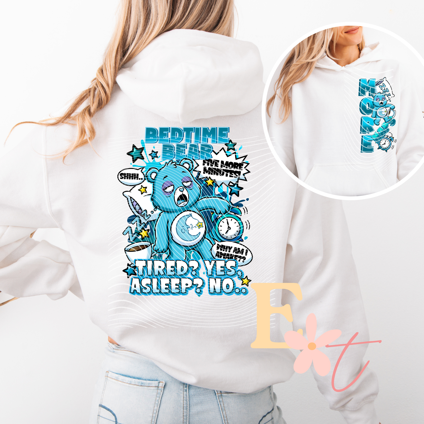 Bedtime Bear Ready to Press DTF Transfer