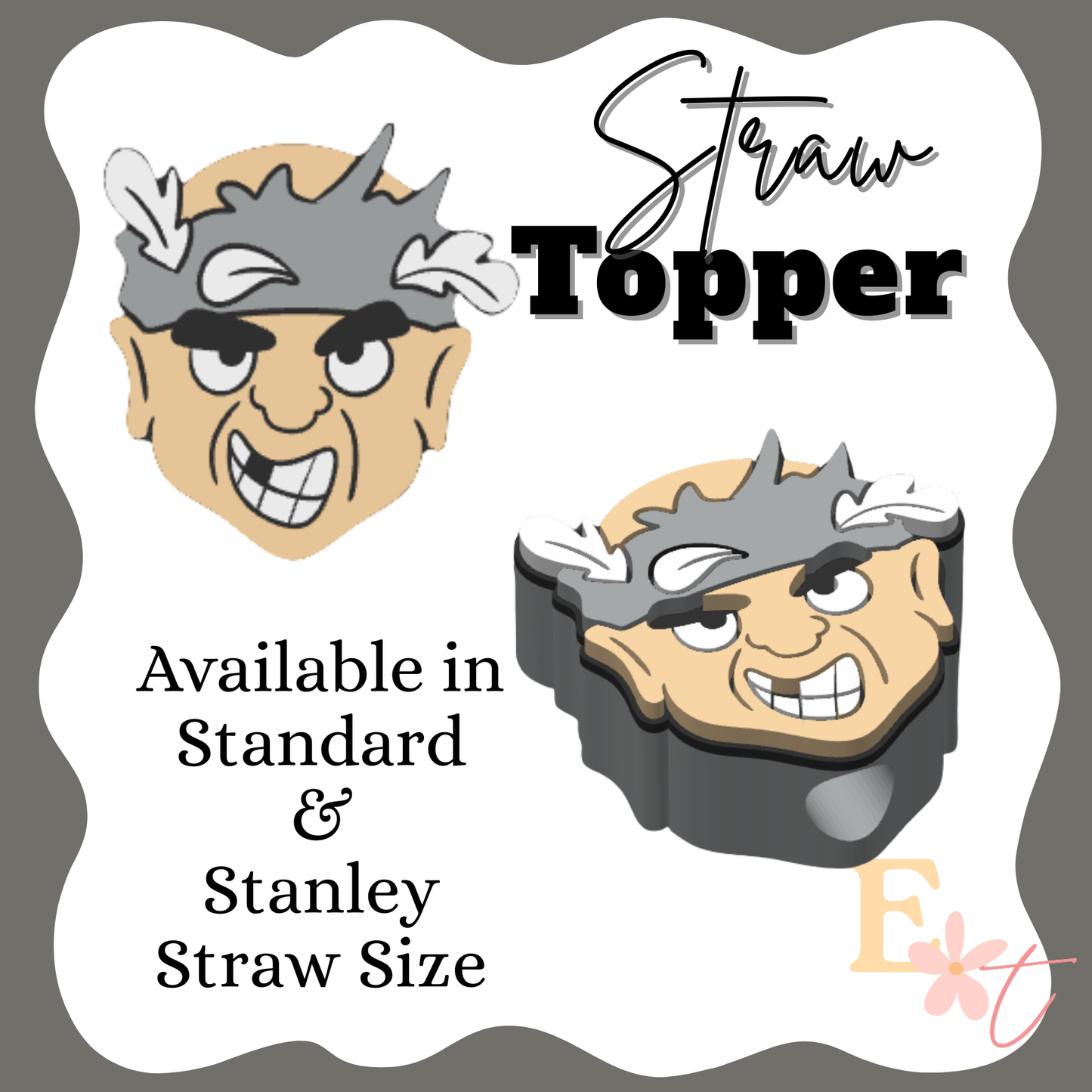 Harry 3D Straw Topper