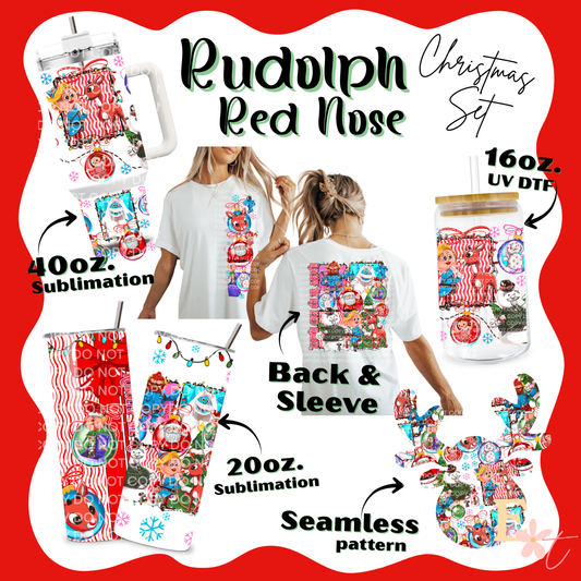 Rudolph Red Nose Reindeer Bundle Set