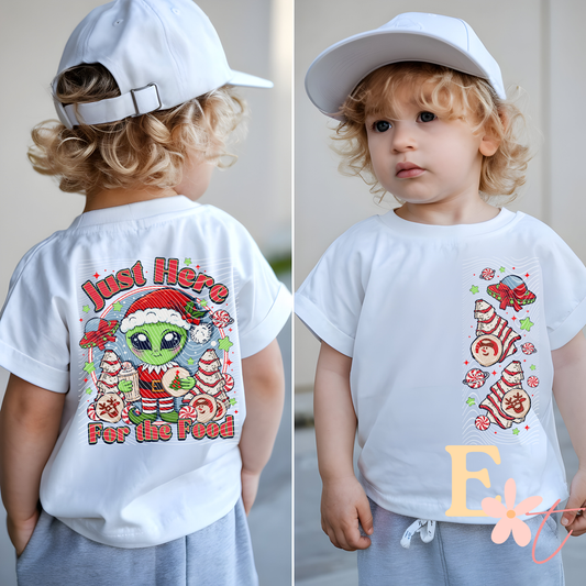 Christmas Alien Ready to Press DTF Transfer