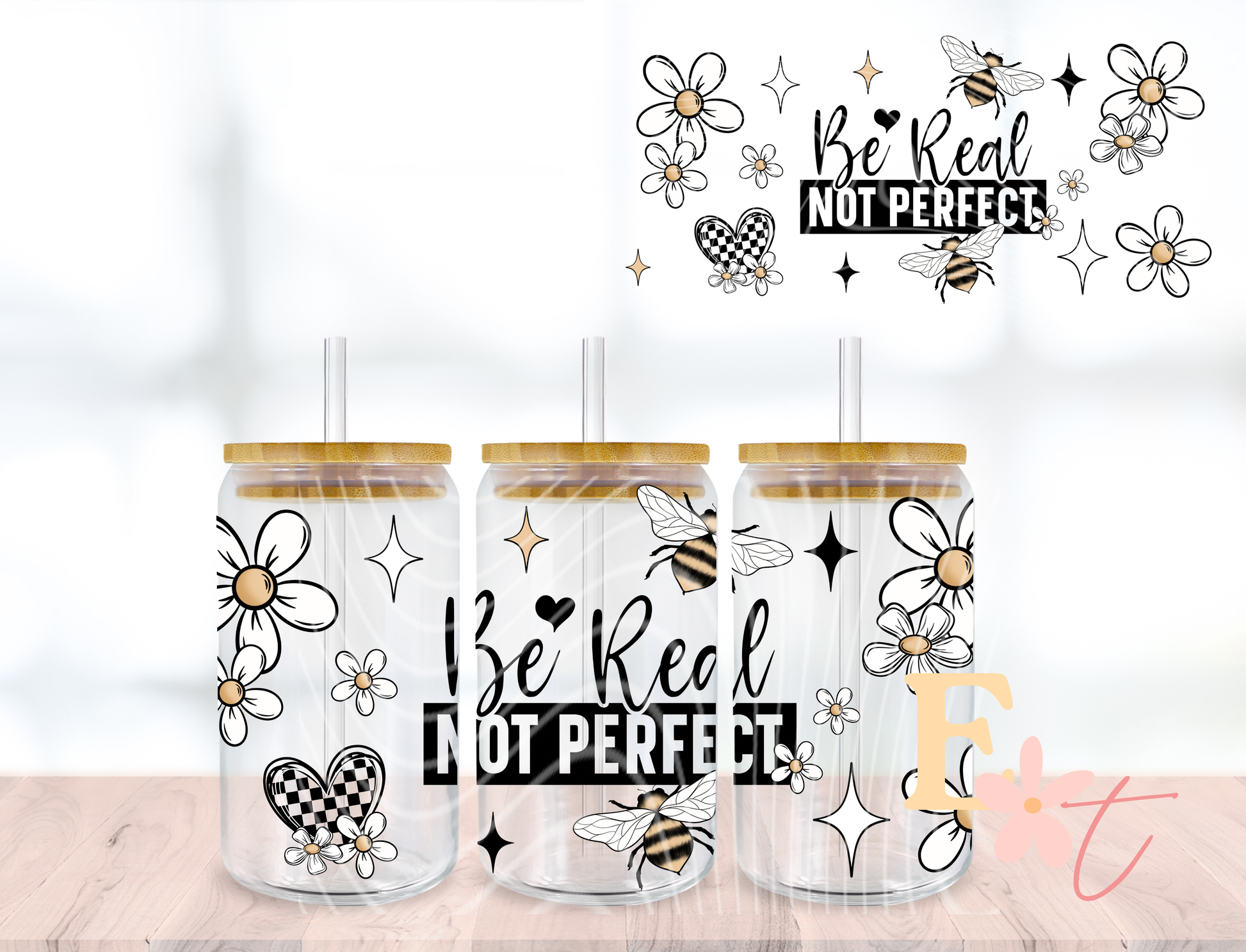 Mama 20oz Tumbler Sublimation Wrap UV DTF wrap for 16oz Libbey glass