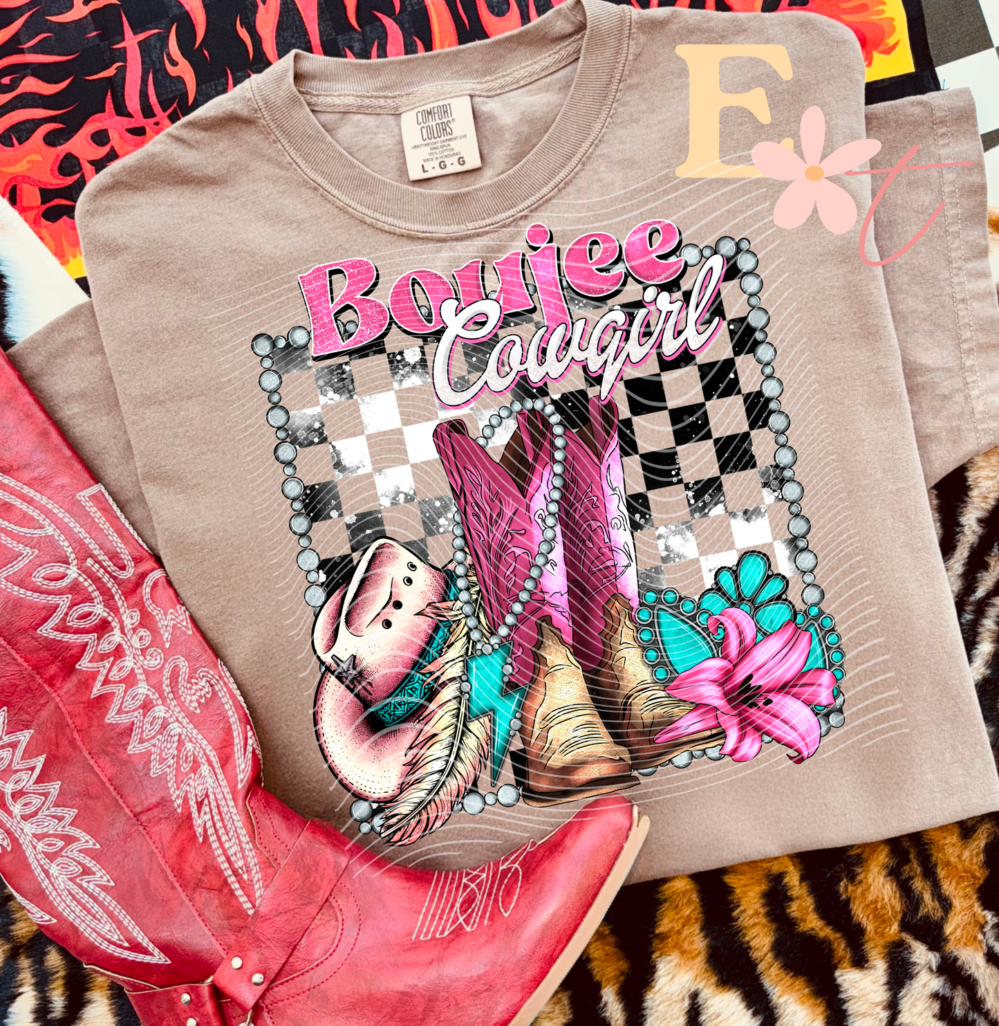 Boujee Cowgirl Ready to Press DTF Transfer