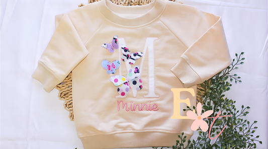 3D Personalised Butterfly Kids Jumper