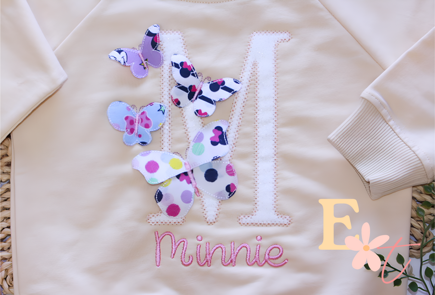 3D Personalised Butterfly Kids Jumper