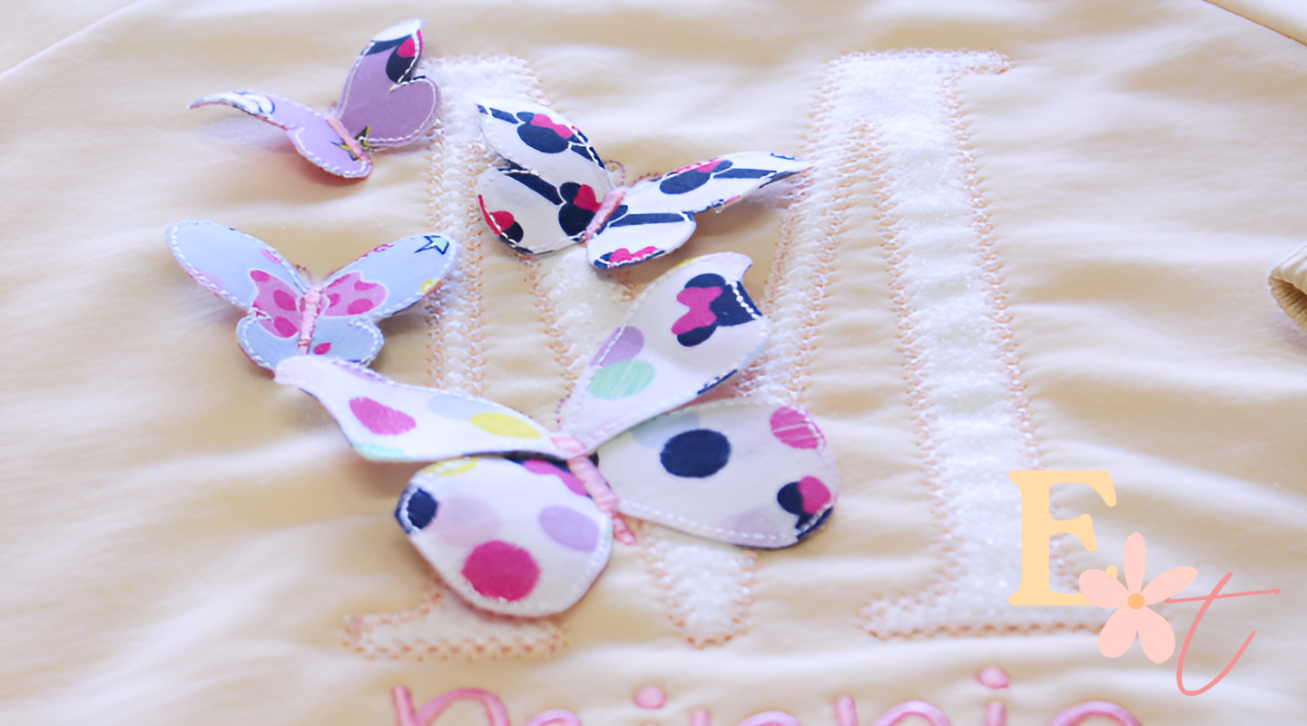 3D Personalised Butterfly Kids Jumper