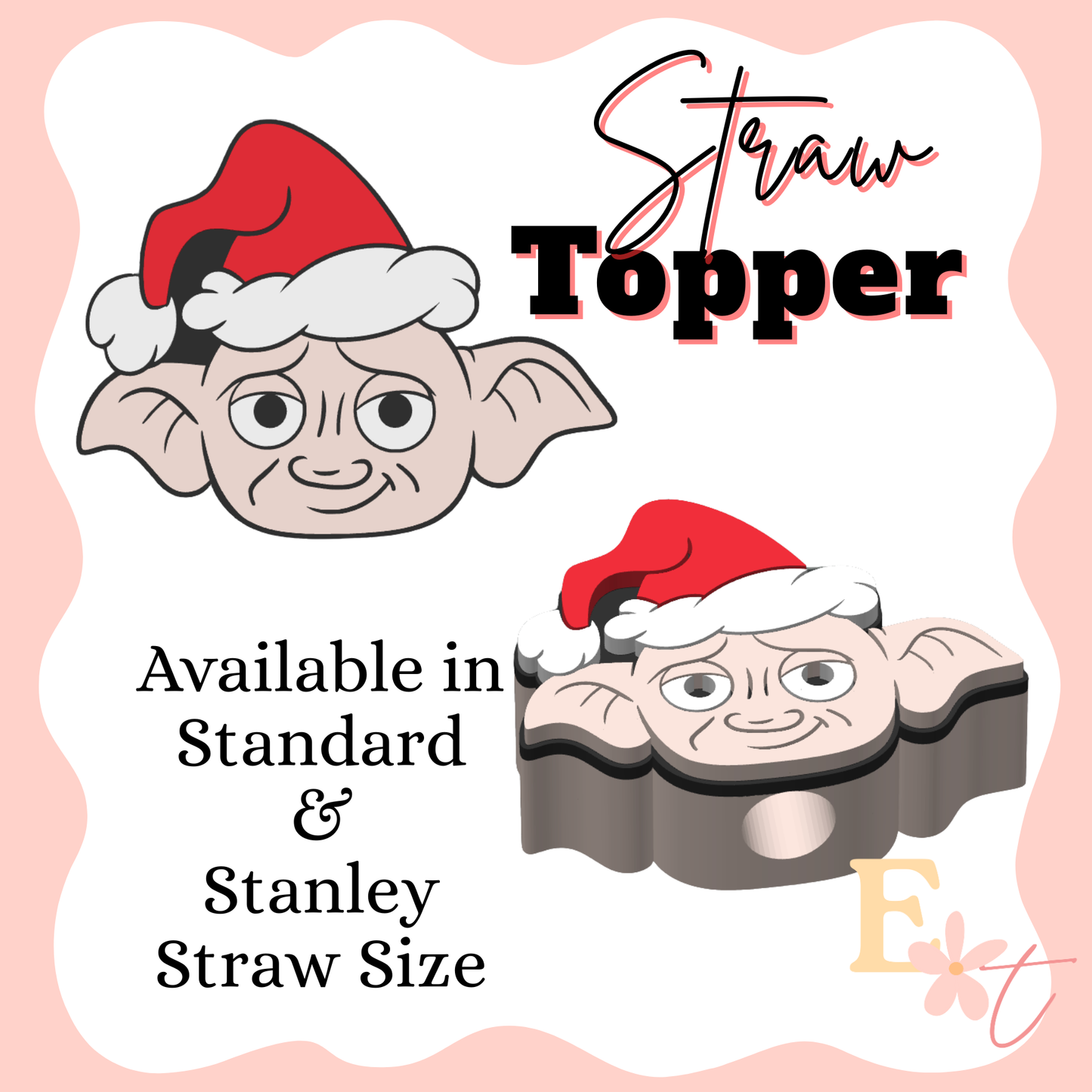 Dobby 3D Straw Topper