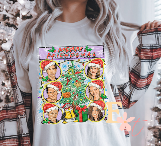 Christmas Friends Ready to Press DTF Transfer
