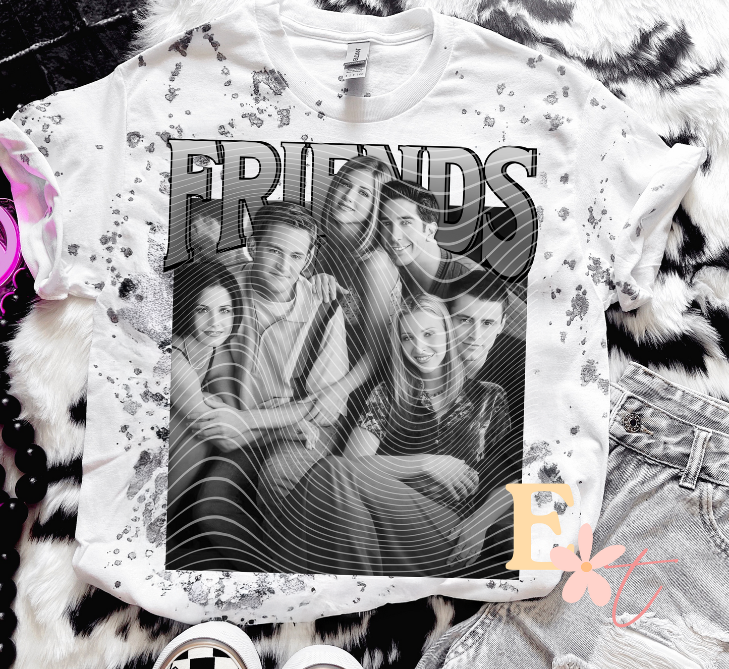 Friends Ready to Press DTF Transfer