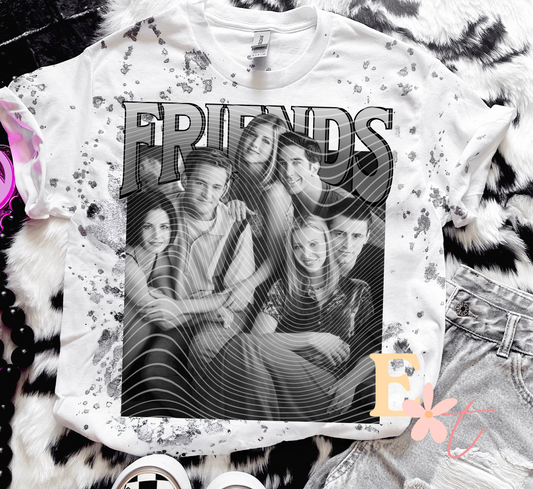 Friends Ready to Press DTF Transfer