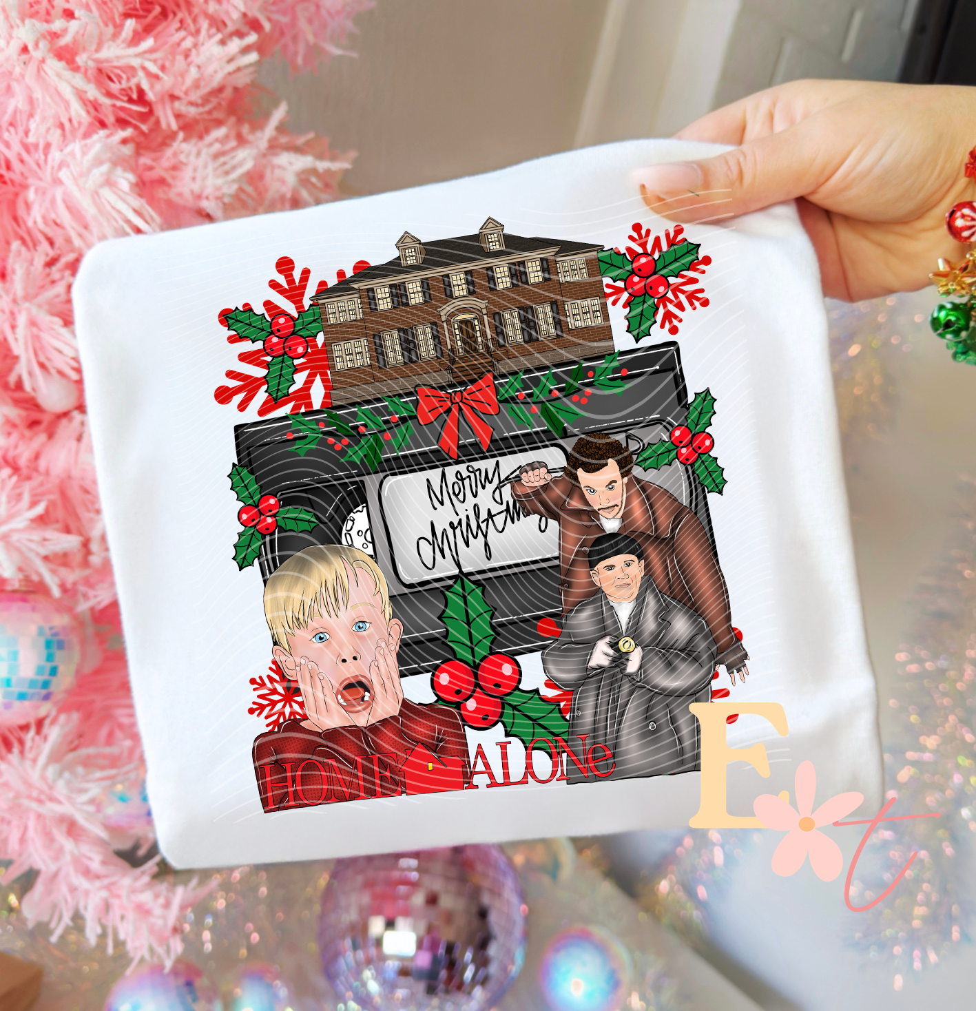 Merry Christmas Home Ready to Press DTF Transfer