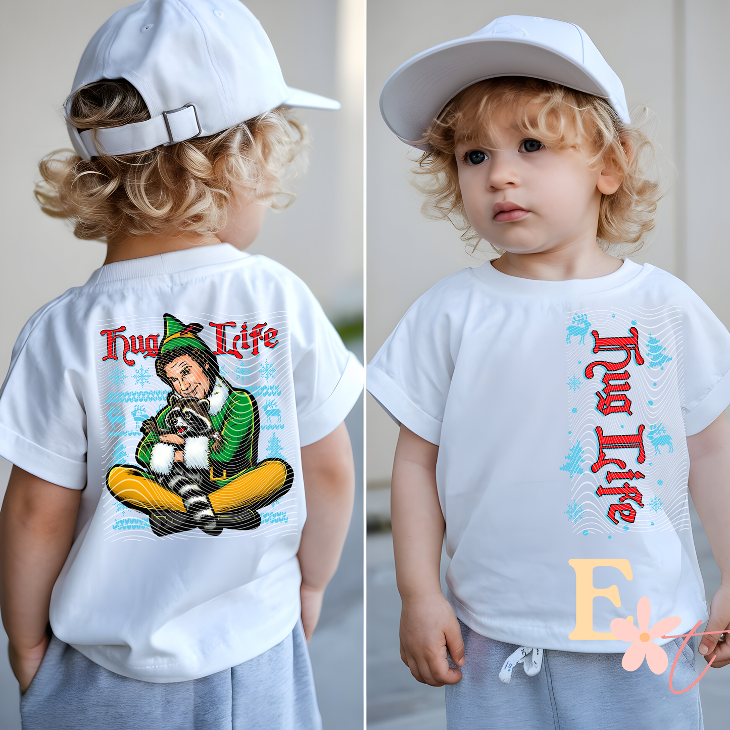 Buddy Hug Life Ready to Press DTF Transfer