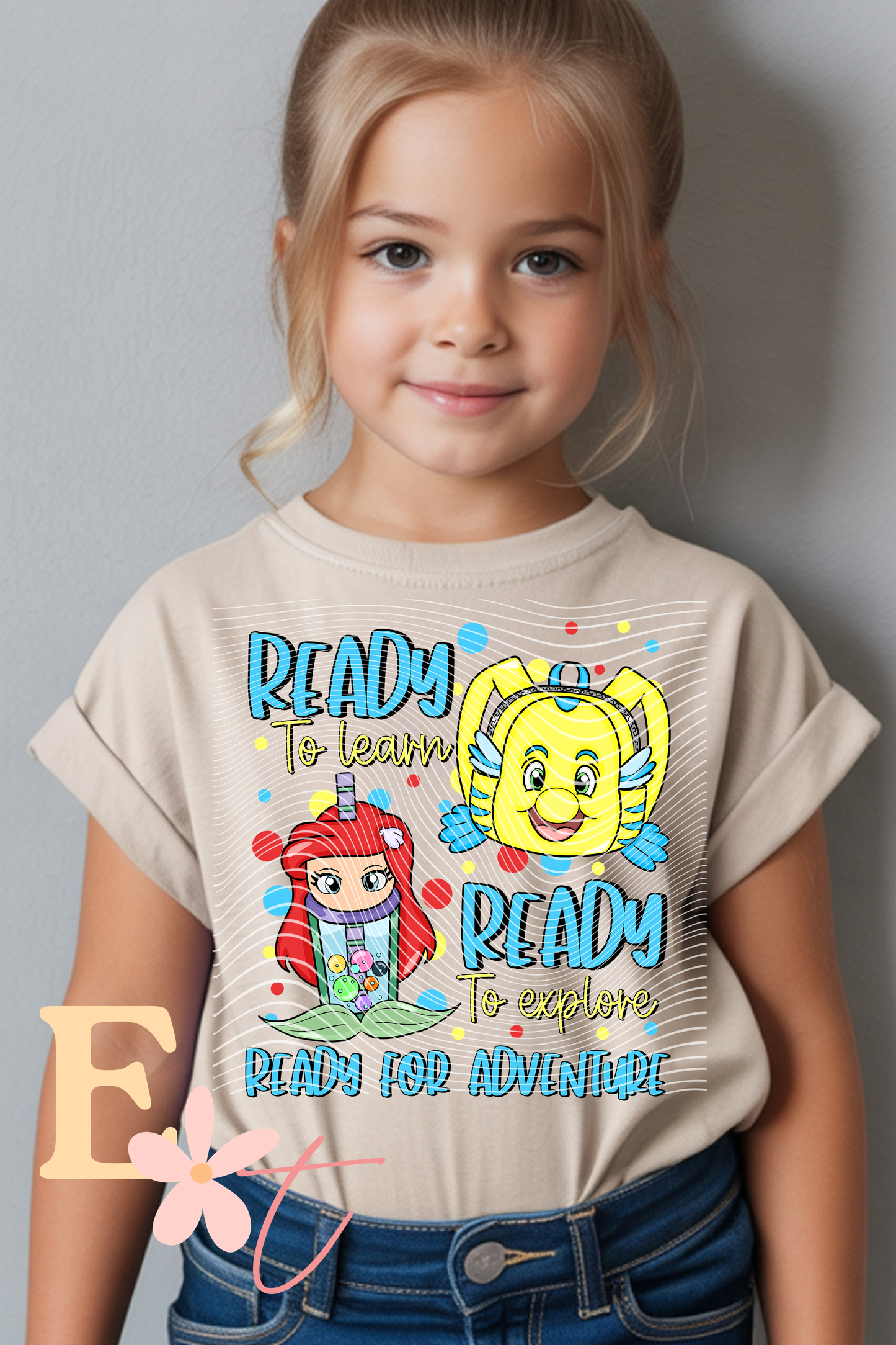 Mermaid Adventure Ready to Press DTF Transfer