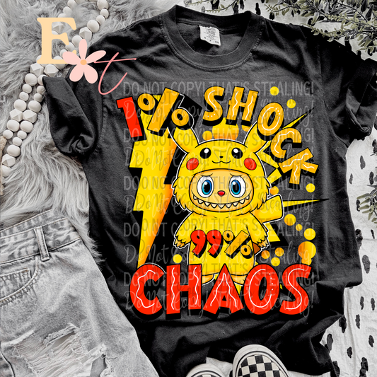Shock and Chaos Ready to Press DTF Transfer