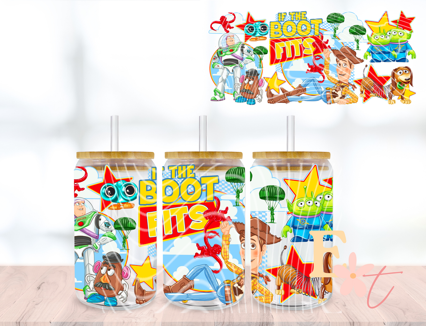 Excuse Me 20oz Tumbler Sublimation Wrap UV DTF wrap for 16oz Libbey glass